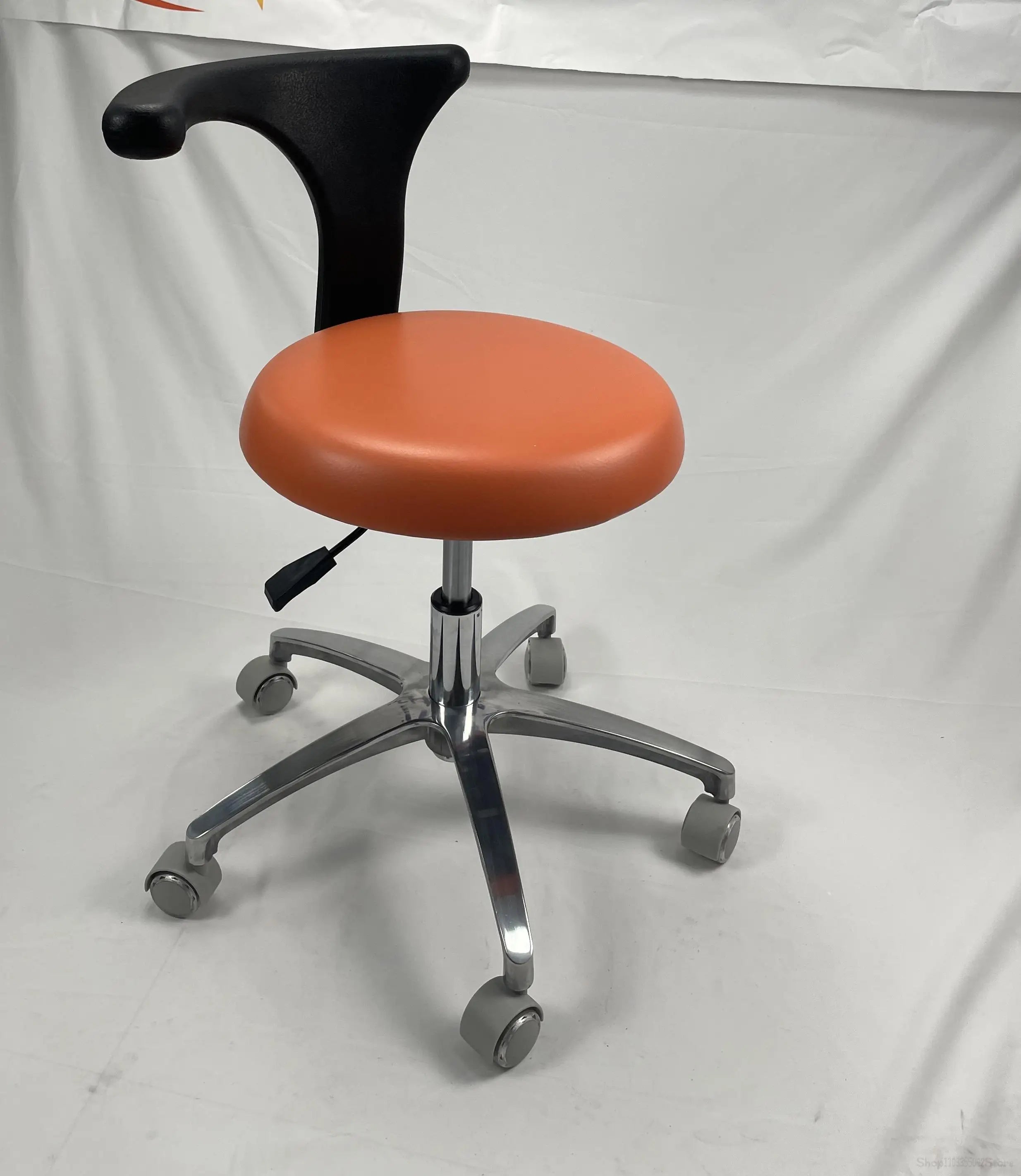 Dental dentist chair lifting doctor's office chair nurse's assistant rotating chair working medical facial features stool