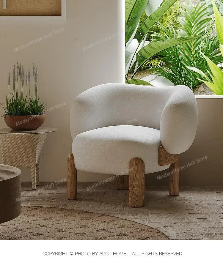 European Reception Living Room Sofa Relax Quilted Grande Armchair Living Room Sofa Wood Legs Divano Letto Lounge Chair Lazy Sofa