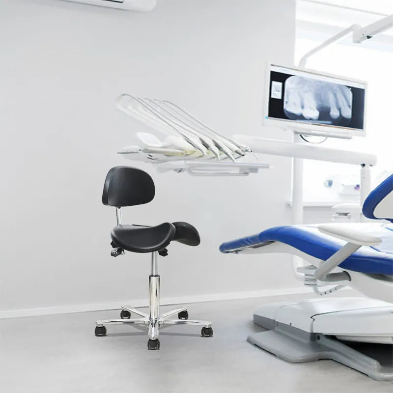 Ergonomic Saddle Chair Dentist Orthopedic Riding Chair Beauty Bar  Experimental Computer Chair Large Work Stool