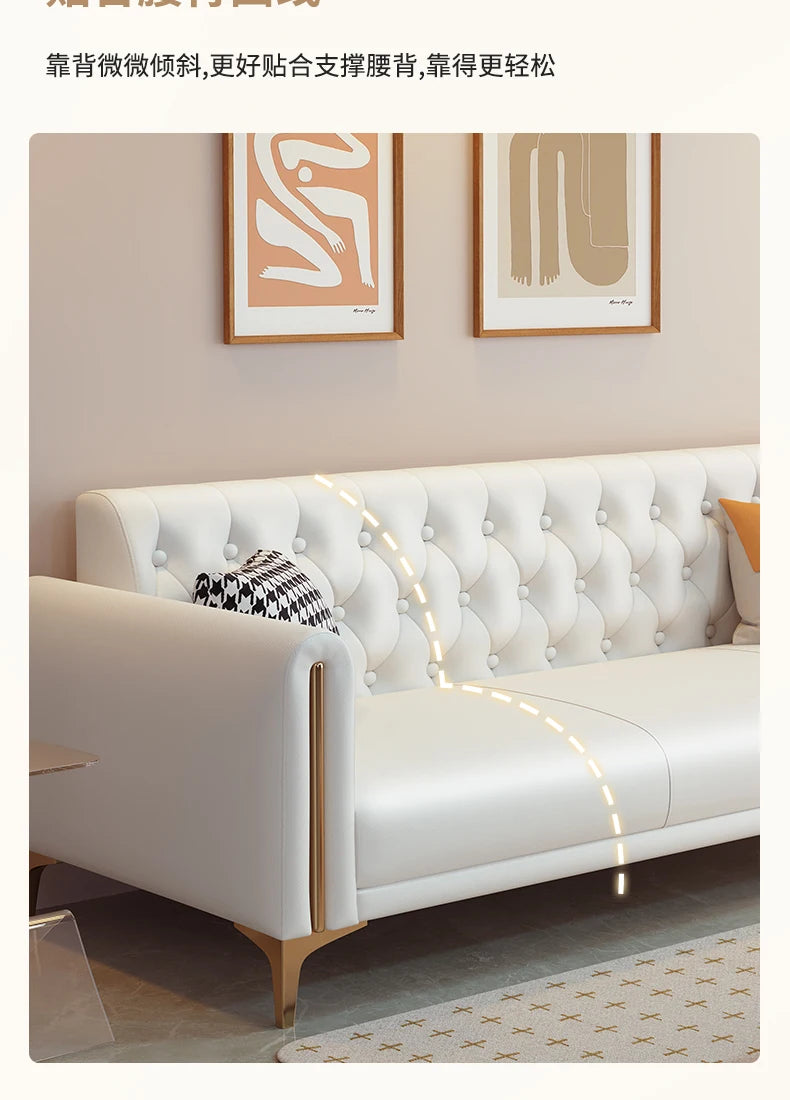 Designer Fancy Sofa Chair Modern Nordic White Lounge Sofa Home Hotel Canape Salon Sofaset Furniture For Living Room