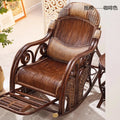 Natural rattan rocking chair adult sofa household cushion living room