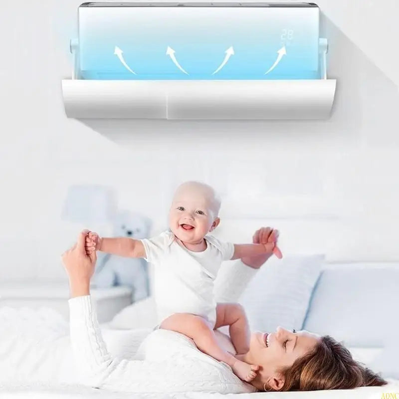 A0NC Adjustable Air Conditioning Wind Deflector Baffle Dust Cover Anti Direct Blowing