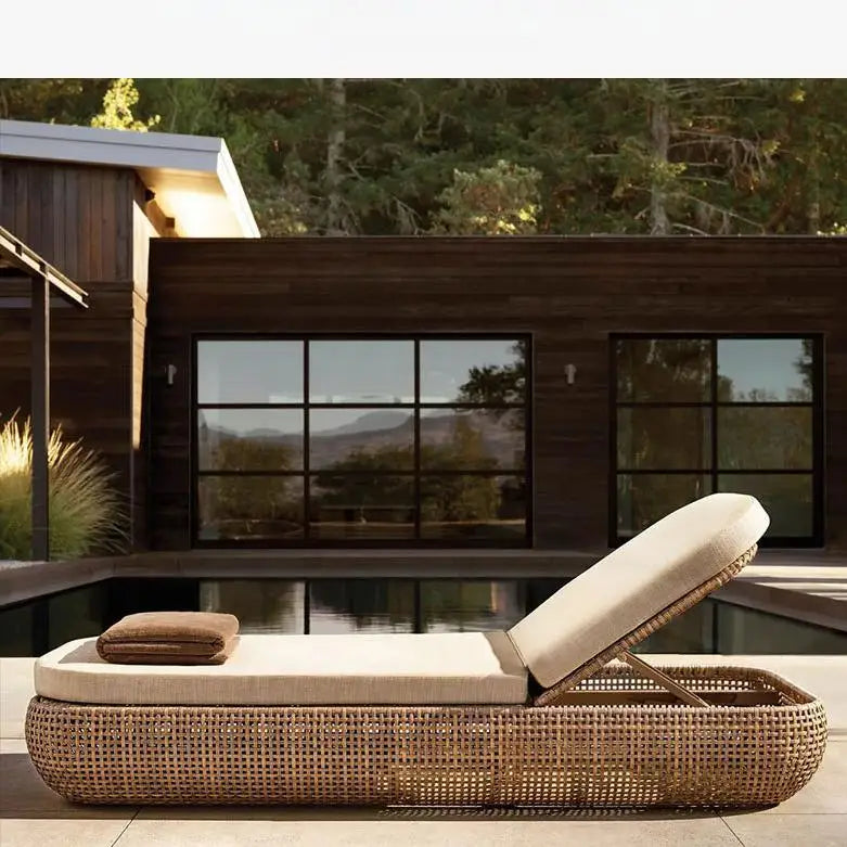 Hot Sale U-shape Modular Outdoor Furniture Aluminum Frame PE Rattan Woven Garden Customize Sectional Sofa