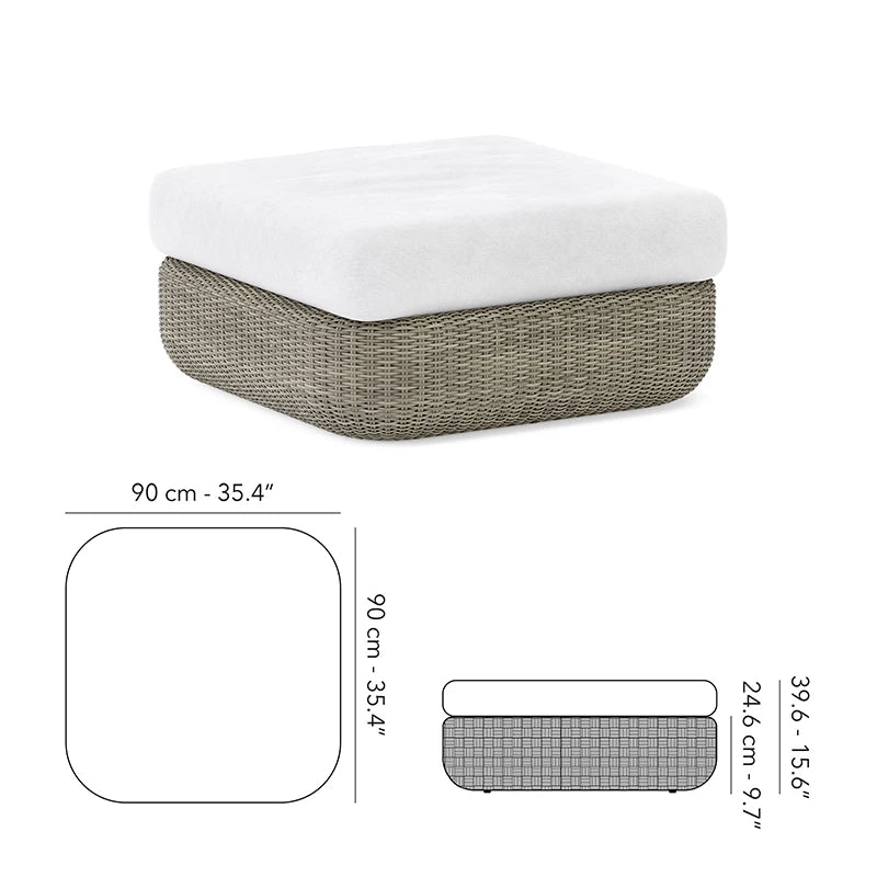 #Outdoor sofa, balcony, courtyard, outdoor sunroom, villa, waterproof and sun protection combination, rattan furniture