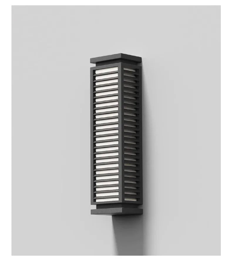 Outdoor Stainless Steel Wall Lights LED Cubical Black Lighting Fixture Waterproof Anti-Rust Sconces Luminaire for Garage Pathway