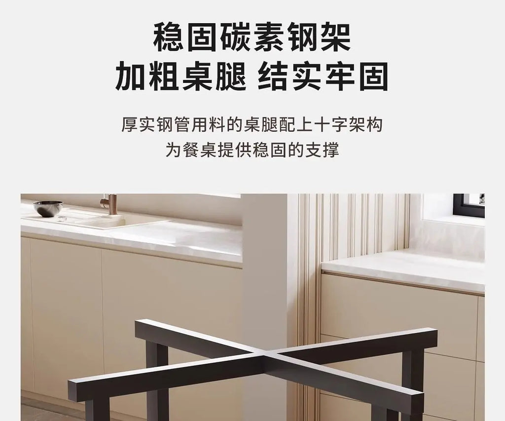 Folding telescopic dining table, living room folding large roundtable, multi-functional 20-person household diningtable, foldi