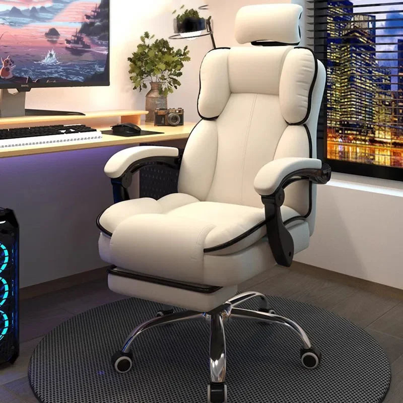 Gaming Chair Reclining Swivel Computer Desk Chair with High Back Support Streamer Live Broadcasting Office Chair for Home