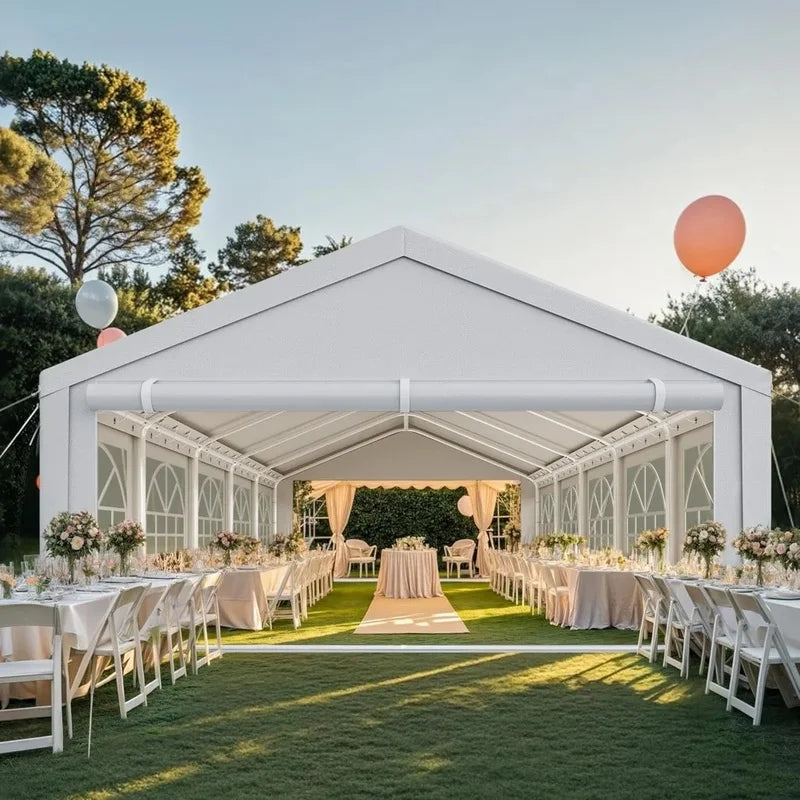 16x32ft Heavy Duty Outdoor Wedding Party Tent Canopy for Events and Gatherings