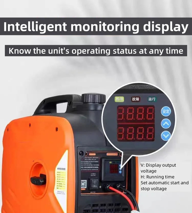 Portable DC 48V 60V 72V Commercial Diesel Parking Air Conditioning Generator Air-cooled Generator Generator for Outdoor Camping