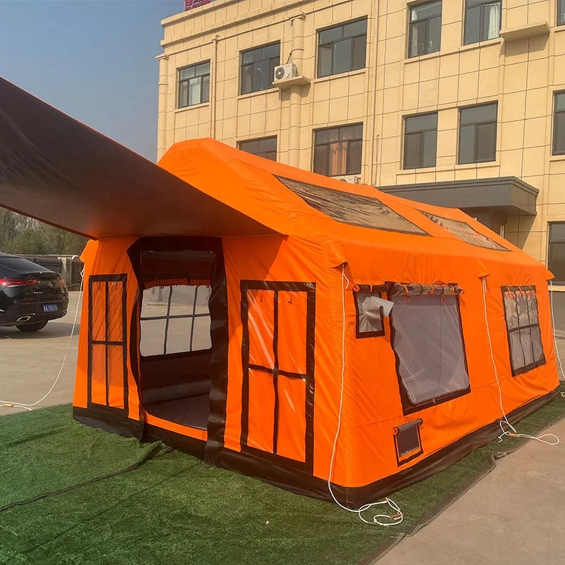Large Luxury 5 6 7 Person Waterproof Durable Inflatable Airtight Camping Tent for Outdoor Camping