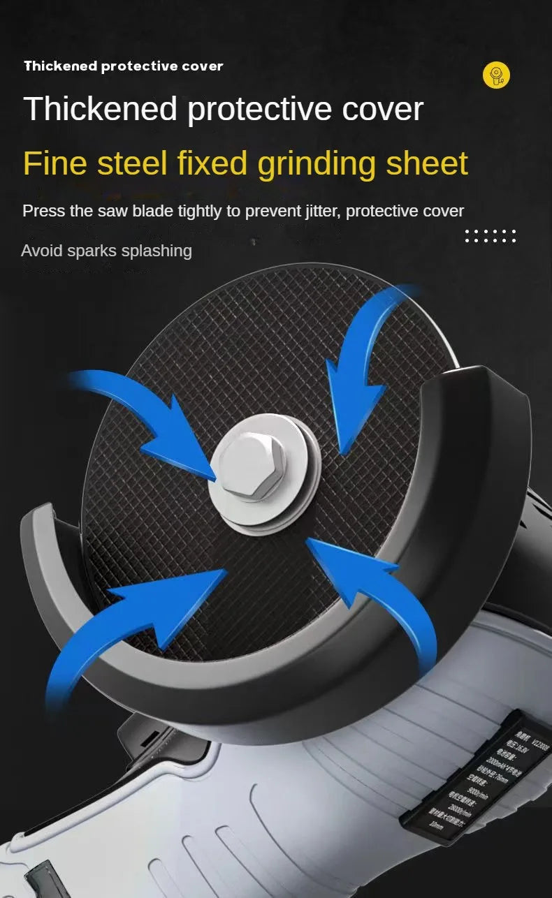 16.8V Portable Mini Cordless Angle Grinder Lithium Battery Powered Polishing Machine Diamond Cutting Power Tool for Grinding