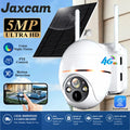 EseeCloud 5MP 4G PTZ Solar Battery Camera With Solar Panels Color Night Vision IR Motion Detection Outdoor Waterproof IP Cam