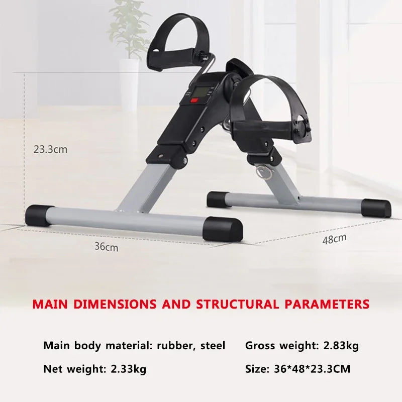 Upgrade KF-DB-01 Rehabilitation Bicycle Cycling Stepper Arm Leg Pedal Exerciser Bicycle Indoor Mini Fitness Exercise Bike Treadm