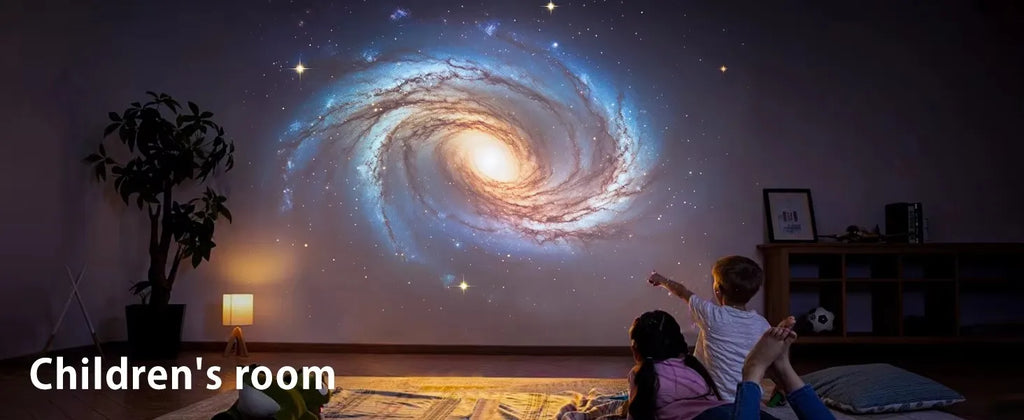 360° Flexible Galaxy Star Projector Ambient Light 30-in-1 Planetarium Night Light USB LED Ceiling Lamp for Bedroom Home Decor