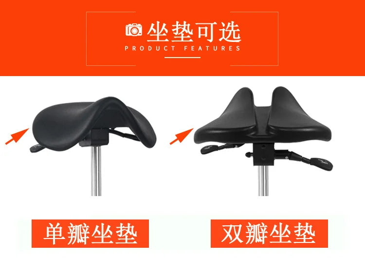 Ergonomic Saddle Chair Dentist Orthodontic Chair Beauty Salon Bar Bench Experimental Computer Chair Large Workbench