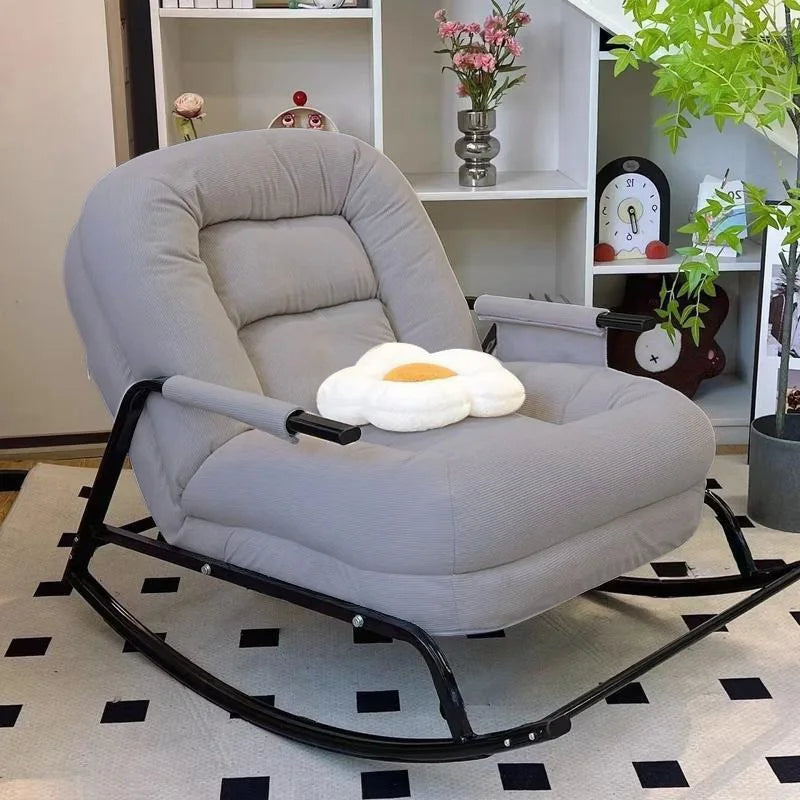 Lazy sofa single household living room rocking chair adult tatami lounge chair
