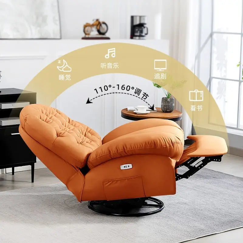Electric lazy space sofa chair, rocking chair and other multi-functions, casual single recliner