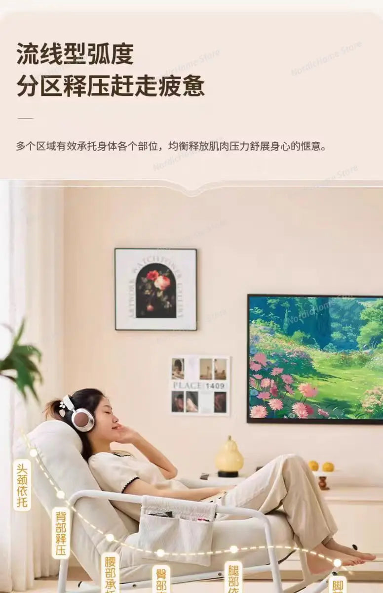 Modern Sofa Living Room Chairs Arm Nordic Designer Relax Living Room Chairs Recliner Balcony Home Furniture Terrace Furniture