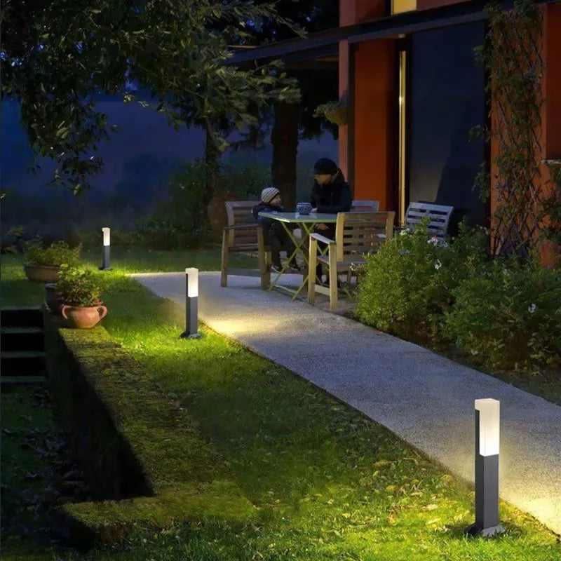 Indoor and Outdoor Waterproof IP65 Material 10W LED Garden Villa Courtyard Square Landscape AC85-265 Column Lamp Power Saving An