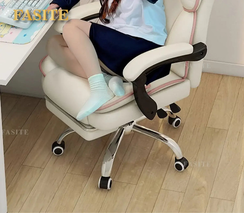 Comfortable Footrest Office Chair Gamer Bed Pc Room Game Relaxation Armchair Chaise Design Home Furniture Cadeira Swivel Meeting
