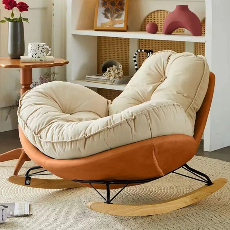 White Sofa Style Single Relax Chair Balcony Living Room Bedroom Nordic Italian Casual Lounger Sofa Home Furniture Sofa Chair