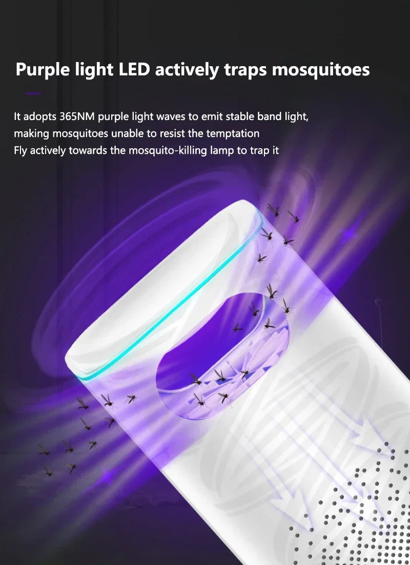USB Mosquito Killer Lamp Fly Bug Mosquito Repeller Electronic LED Light Control Lamp Small Insect Trap Home Appliances