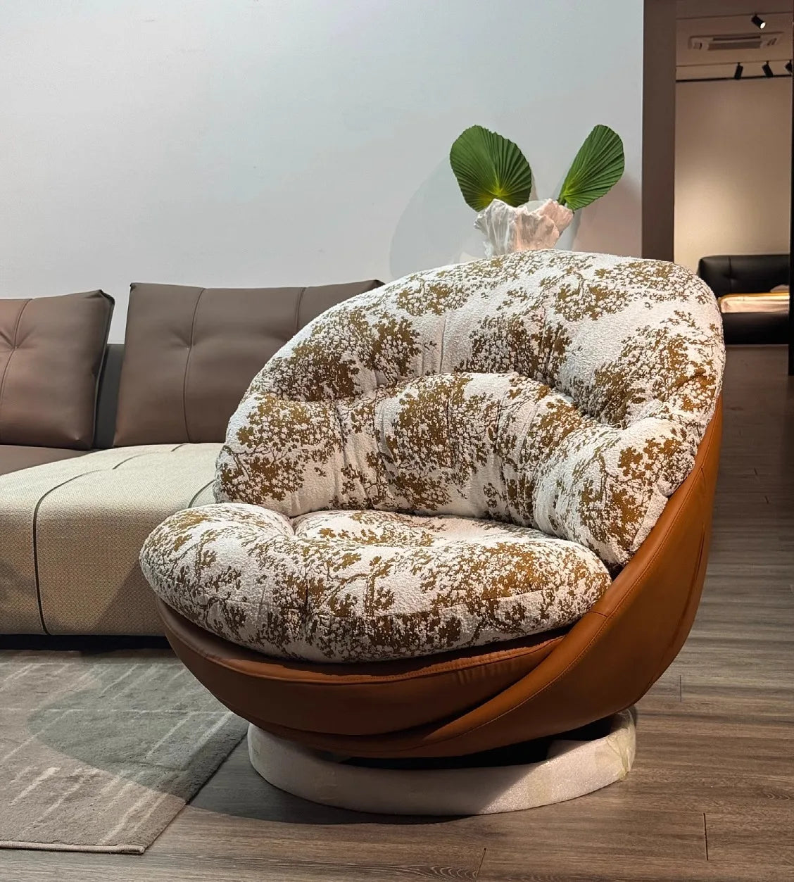 ZMLUltra-Simple Single Person Swivel Sofa Chair Living Room Balcony Sofa Recliner Modern Minimalist
