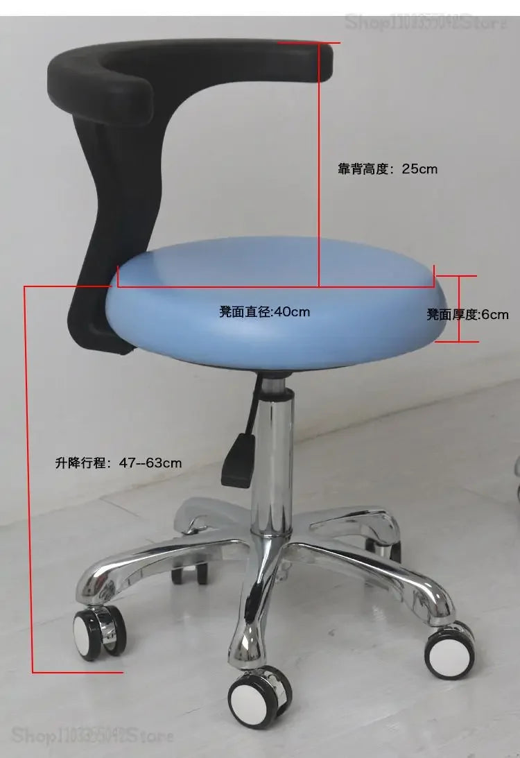 Dentist doctor chair tattoo technician university worker chair hospital nurse chair with backrest