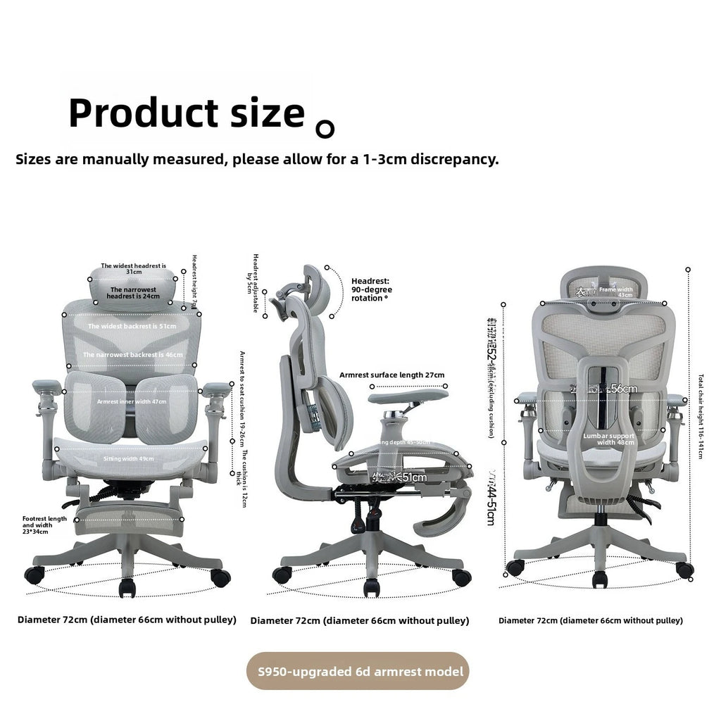 Stable New Ergonomic chair, computer chair, office chair, study chair, gaming chair, conference chair, S950-3
