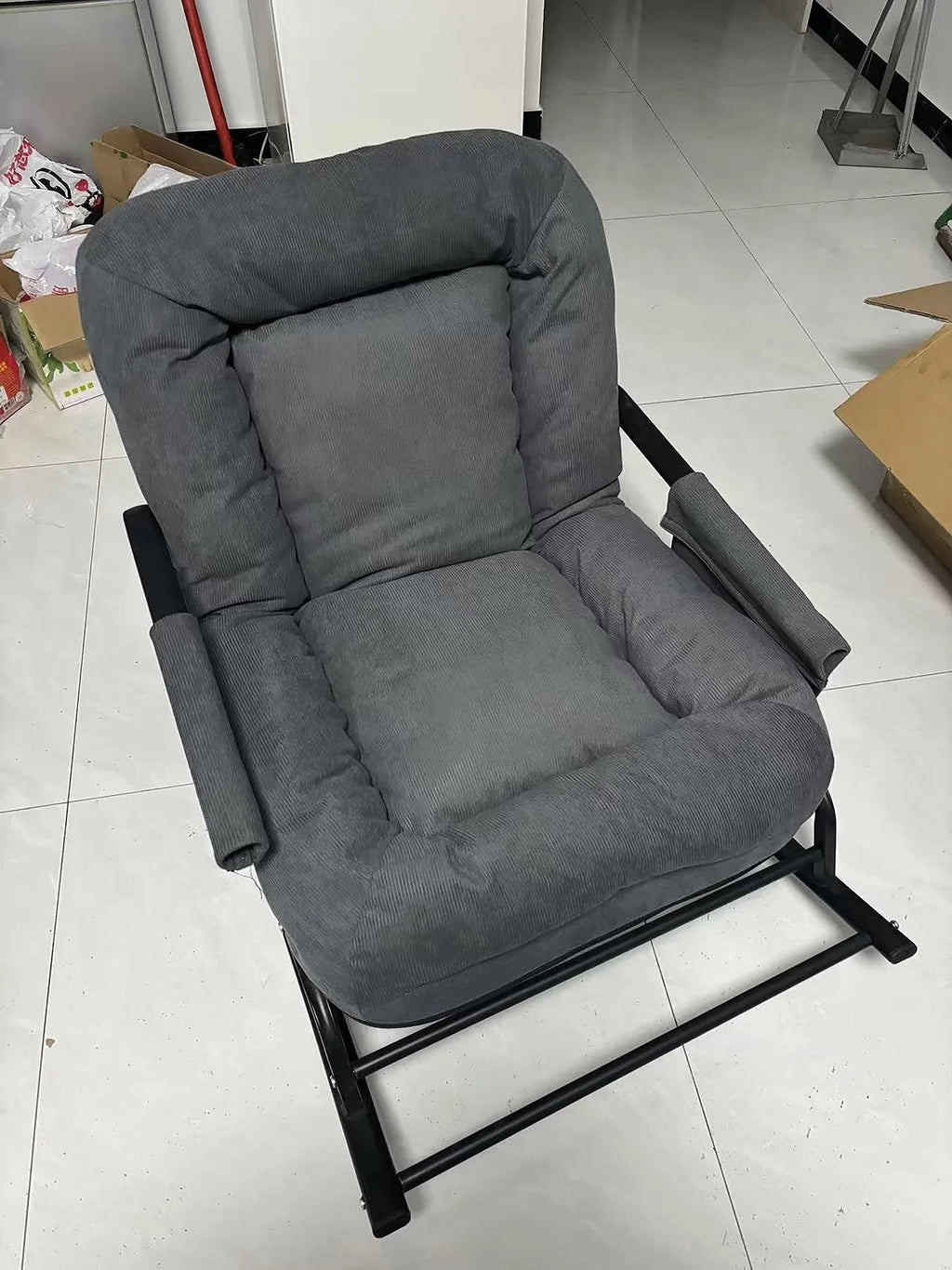 Lazy Rocking Chair Household Living Room Adult Balcony Leisure Bedroom Recliner Single Lazy Sofa Human Rocking Chair Muebles