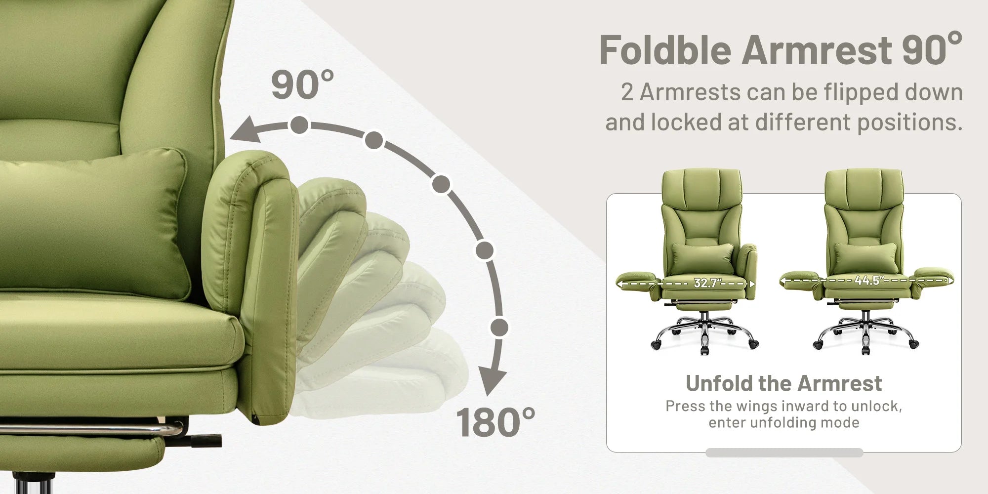 KERDOM 500lbs Big and Tall Office Chair with Flip Armrests and Wide Seat, Home Office Desk Chairs with Adjustment Lumbar Support, for Pets and Cross Legged Sitting, Headrest PU Leather Executive Chair, Metal Base & Quiet Rubb