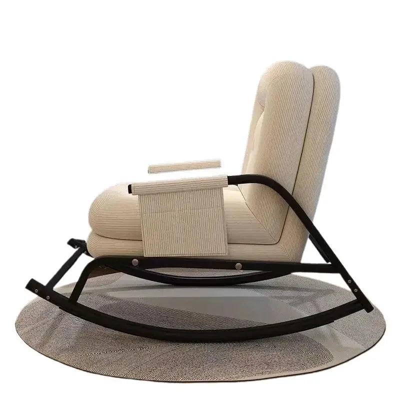 Lazy Rocking Chair Househol/d Living Room Adult Balcony Leisure Bedroom Recliner Single Lazy Sofa Human Rocking Chair Muebles