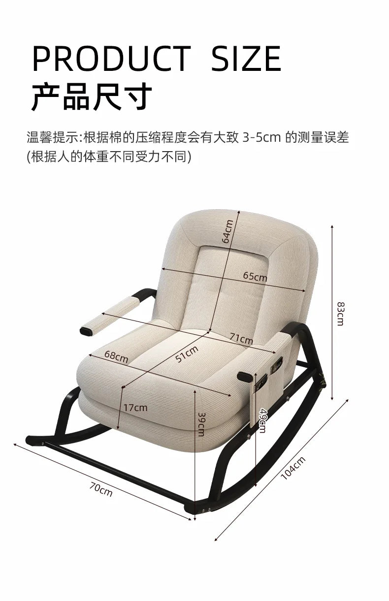Occasional Balcony Living Room Chairs Reading Makeup Outdoor Reading Balcony Relax Chairs Luxury Sex Kitchen Home Furniture