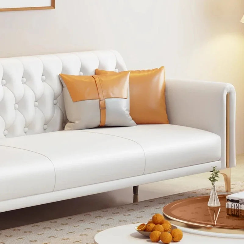 Designer Fancy Sofa Chair Modern Nordic White Lounge Sofa Home Hotel Canape Salon Sofaset Furniture For Living Room