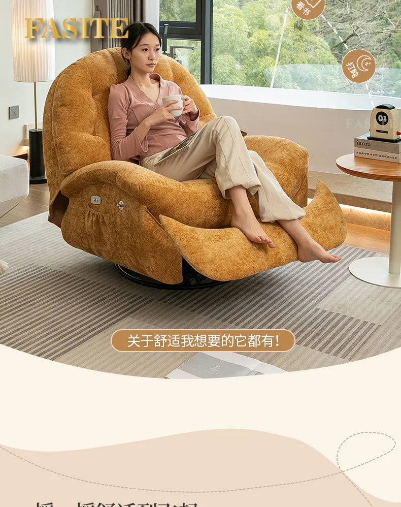 Multifunctional lazy sofa first-class space capsule living room sofa reclining chair