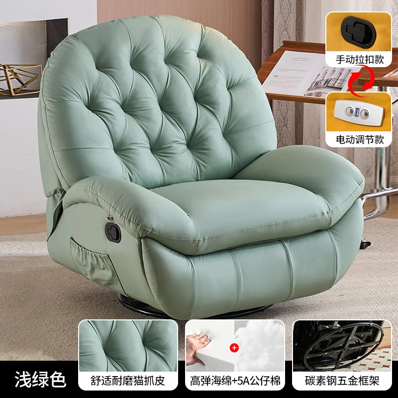 YFY  lazy sofa multi-functional reclining and sleeping leisure rocking chair small apartment single person