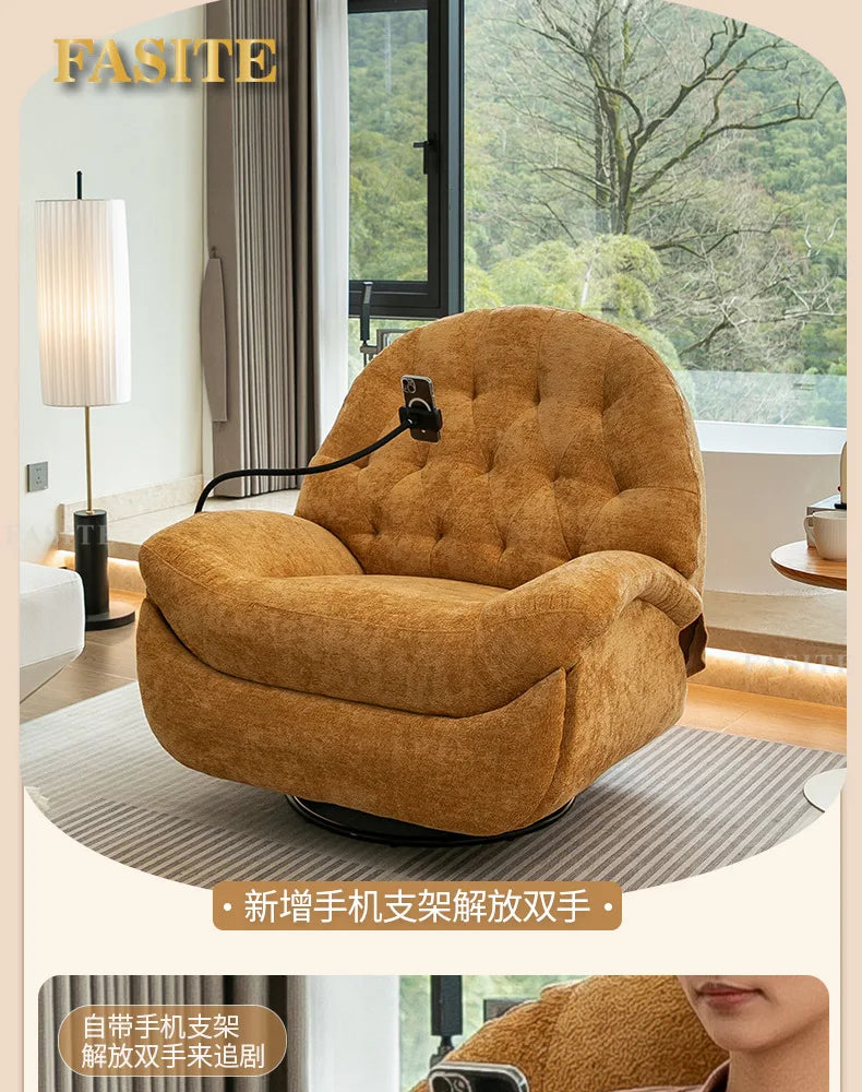 Multifunctional lazy sofa first-class space capsule living room sofa reclining chair