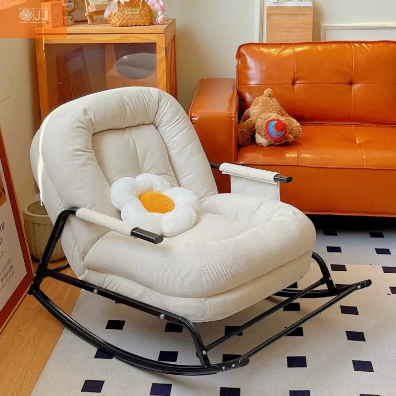 Lazy rocking chair Lazy sofa Home balcony Leisure living room Siesta chair Siesta rocking chair