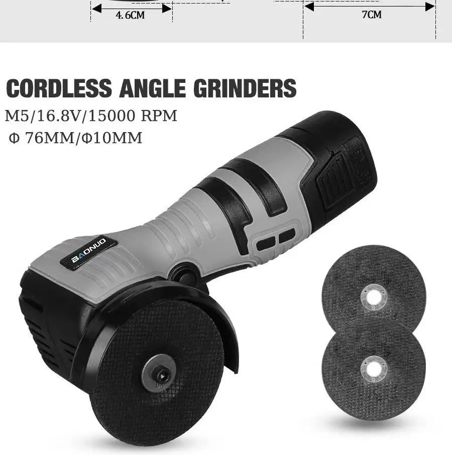 Angle Grinder High Quality Grinding Tool Cordless Polishing Machine Diamond Cut Grinder Electric Tool