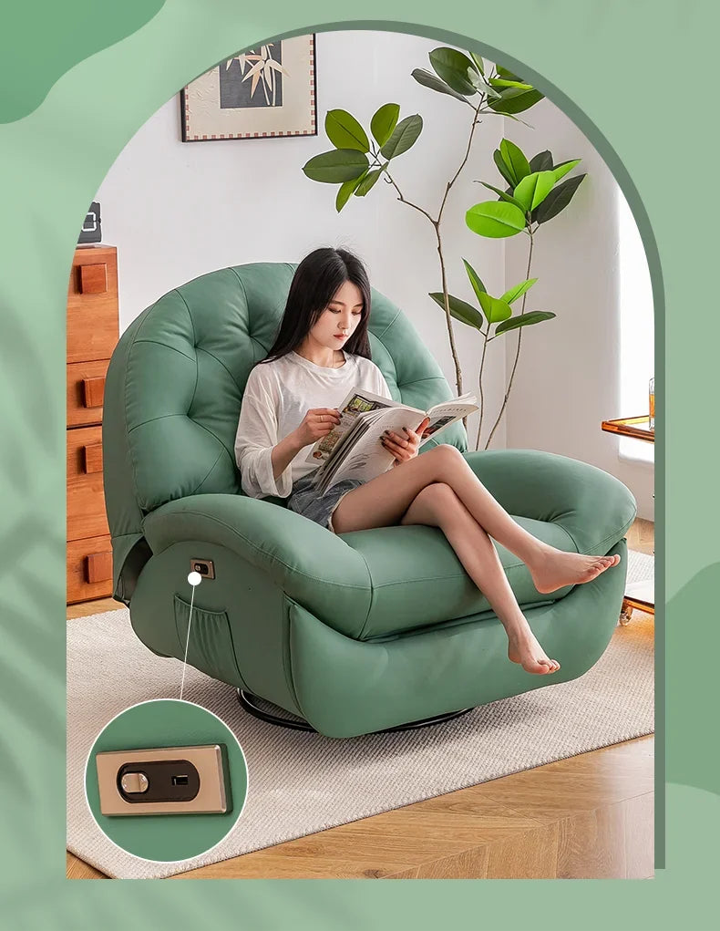 Massage Double Heating Sofa Rocking USB Mobile Phone Bracket Sofa Chair Lounges Single Modern Canape Salon Living Room Furniture