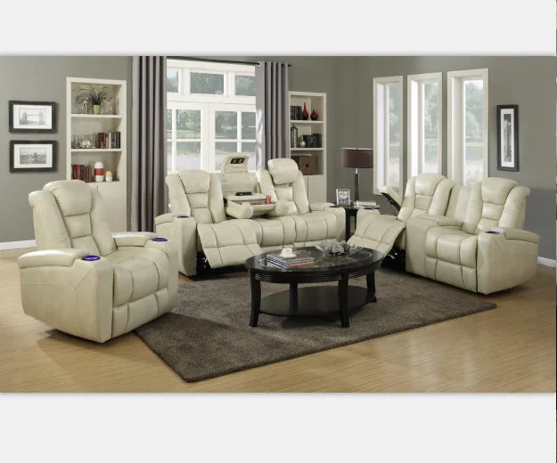 #Living Room Home Furniture Luxury Real Leather Sectional Power Electric Recliner Brown Leather Couch Sofa Sets 3 2 Modern
