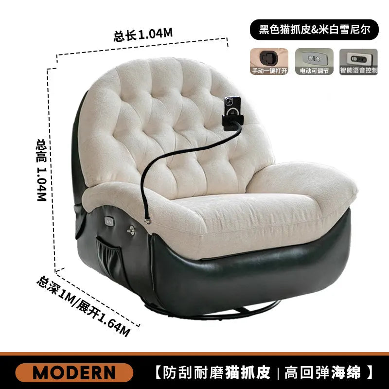 Terrasse Bedroom Living Room Chairs Lounge Relax Cozy Balcony Recliner Chair Accent Designer Mobili Per Il Soggiorno Furniture