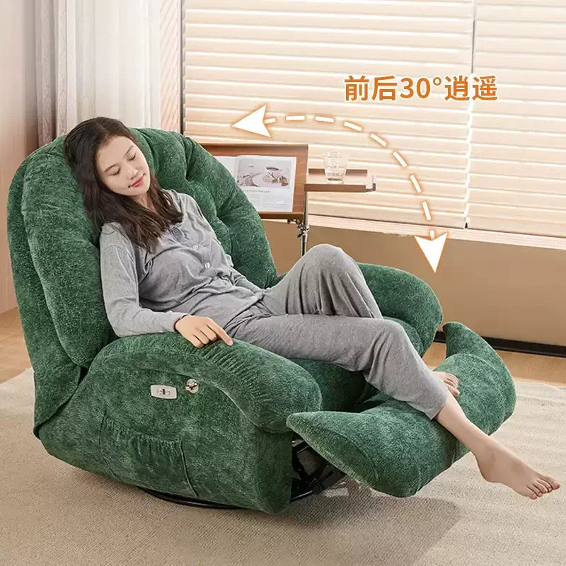 YFY  lazy sofa multi-functional reclining and sleeping leisure rocking chair small apartment single person