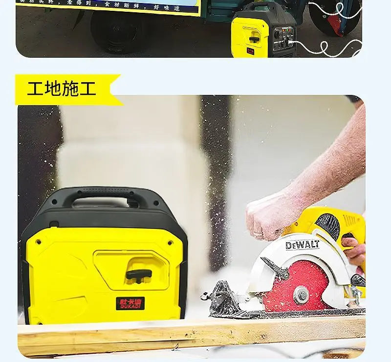 Small   generator 220v household 3KW2/4kW silent inverter RV portable outdoor
