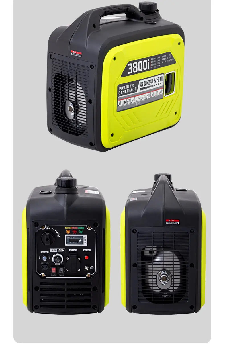 generator 220v high power small household frequency conversion silent mini outdoor camping portable