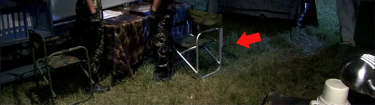 Aluminum Alloy Director’s Chair with Side Table, Portable Folding Fishing Stool, Relaxing Laptop Desk, Outdoor Picnic Gear