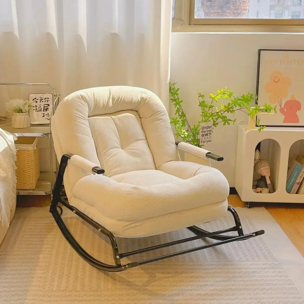 Lazy rocking chair Lazy sofa Home balcony Leisure living room Siesta chair Single Internet celebrity bedroom Siesta recliner