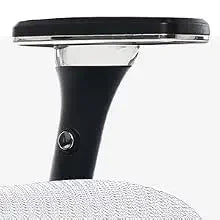 Oline ErgoPro Ergonomic Office Chair with 4D Adjustable Armrest, 3D Lumbar Support and Blade Wheels - Mesh Computer Gaming Rolling Desk Executive Swivel Home Chair (White)