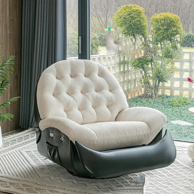 Designer Relax Massage Living Room Chairs Balcony Reading Swivel Comfortable Massage Ergonomic Fauteuil Lounge Suite Furniture