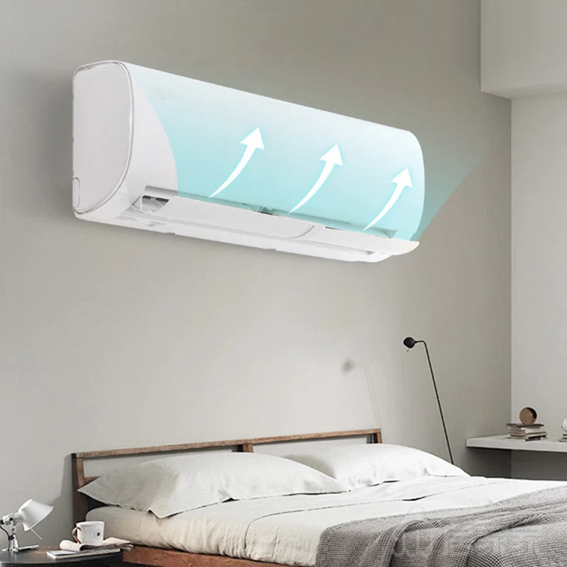 Home Air Conditioner Windshield Universal Retractable Anti Direct Blowing Windshield for Bedroom Living Room